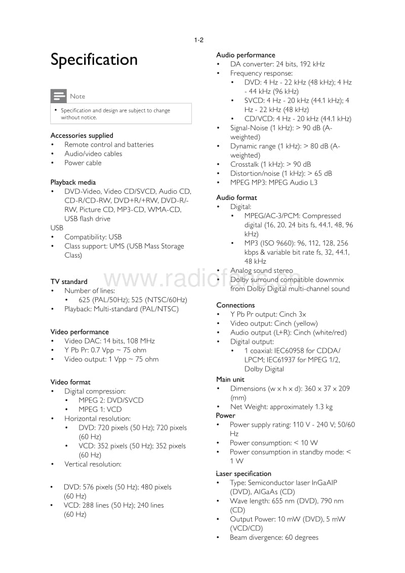 Philips-DVP-3320-Service-Manual电路原理图.pdf_第2页