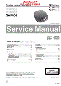 Philips-AZ-7562-Service-Manual电路原理图.pdf
