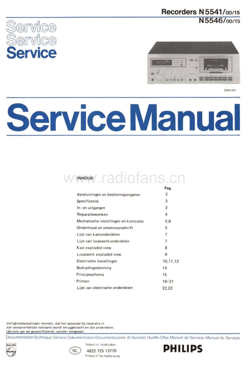 Philips-N-5541-Service-Manual电路原理图.pdf_第1页