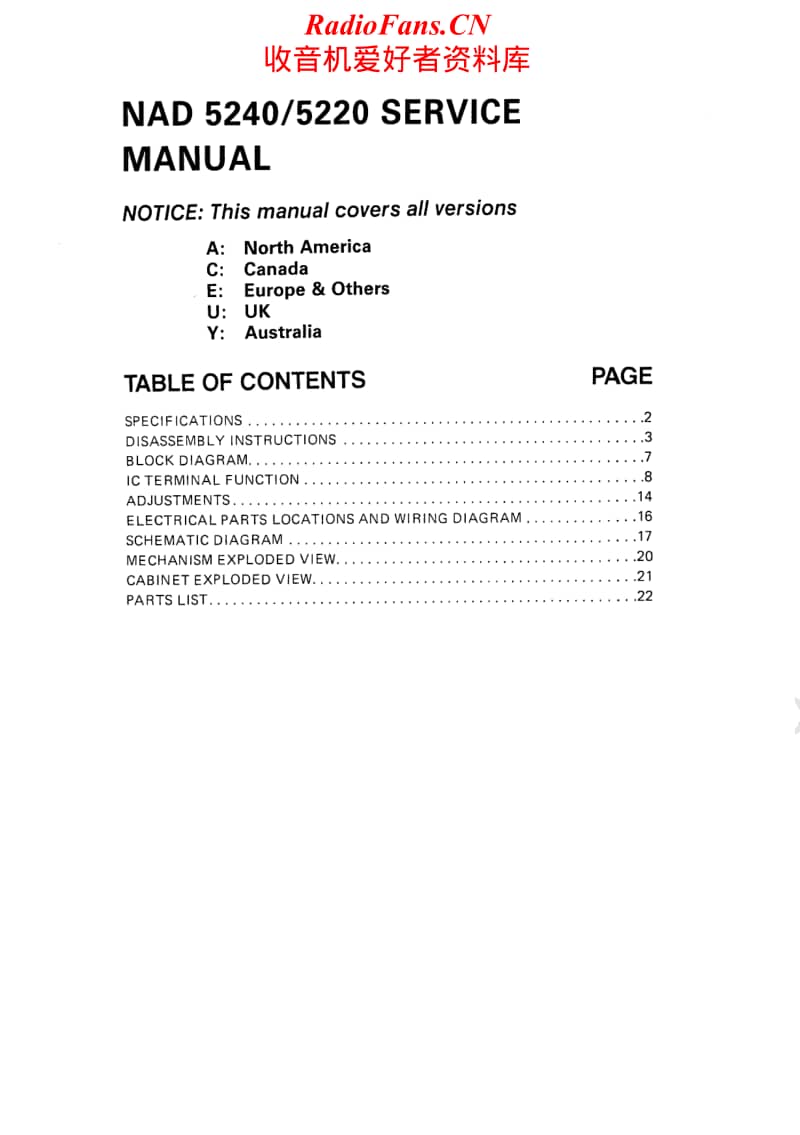 Nad-5220-Service-Manual电路原理图.pdf_第2页