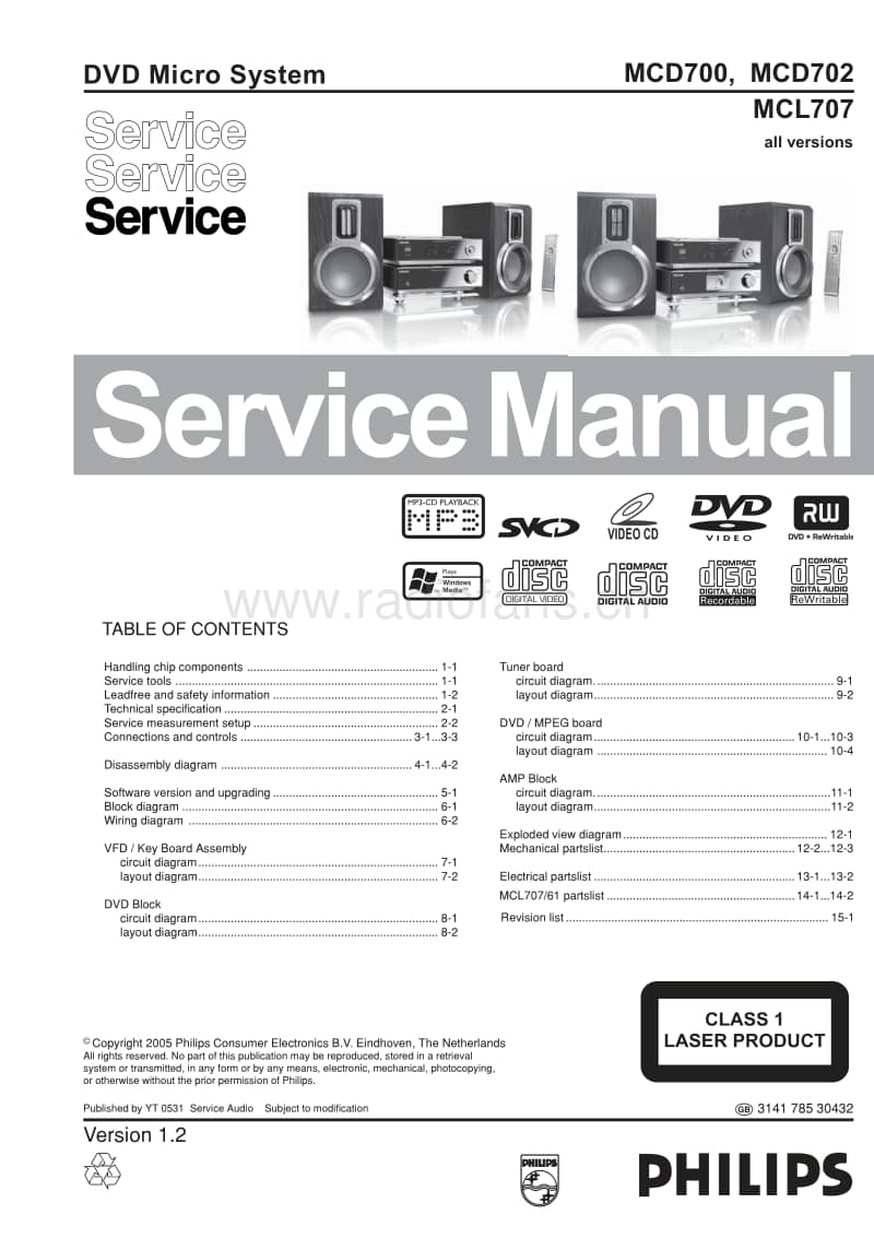 Philips-MCD-700-Service-Manual电路原理图.pdf_第1页