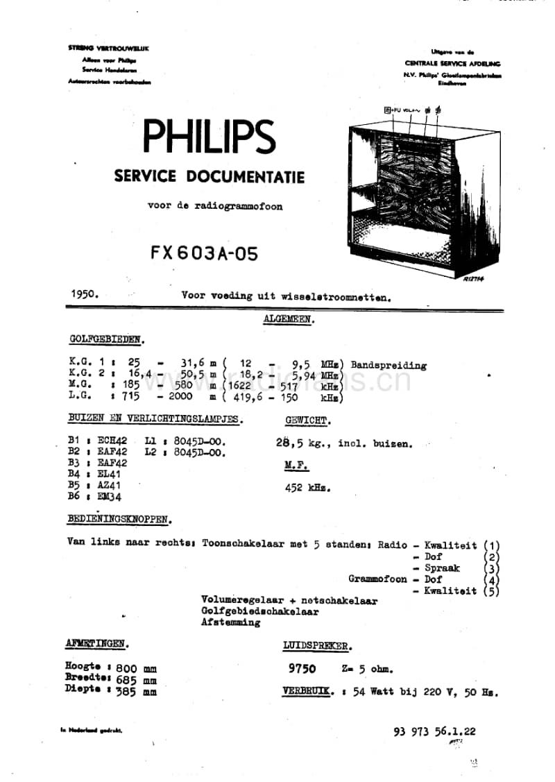 Philips-FX-603-A-Service-Manual电路原理图.pdf_第1页