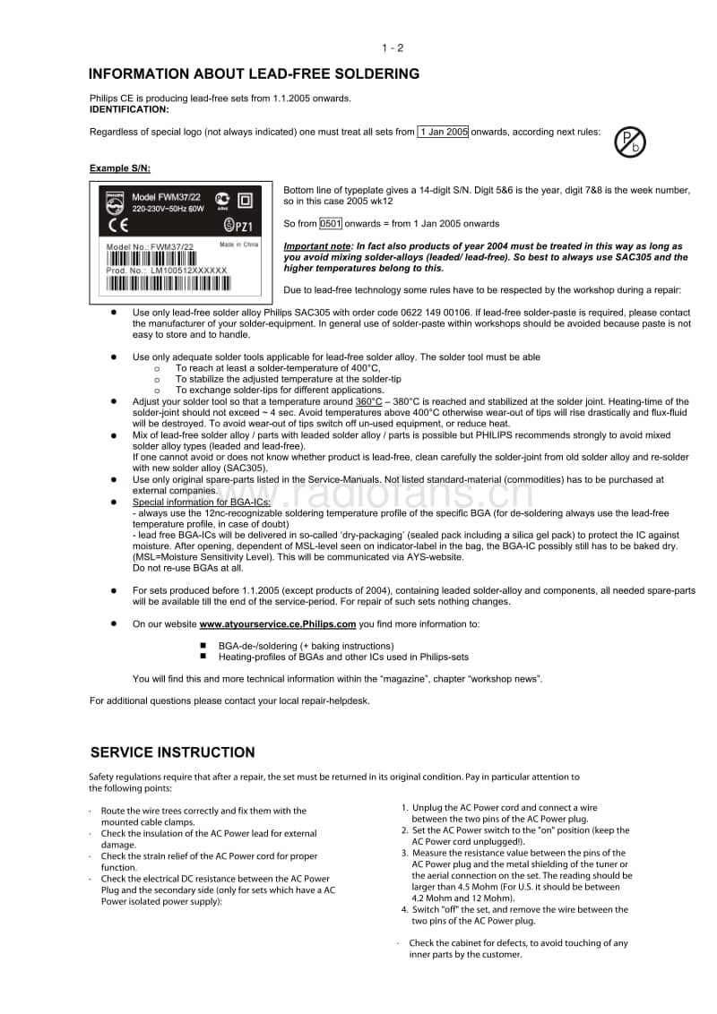 Philips-FWD-832-Service-Manual电路原理图.pdf_第3页