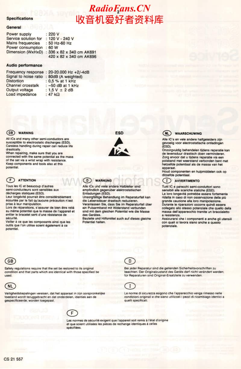 Philips-AK-691-AK-696-Service-Manual(1)电路原理图.pdf_第2页