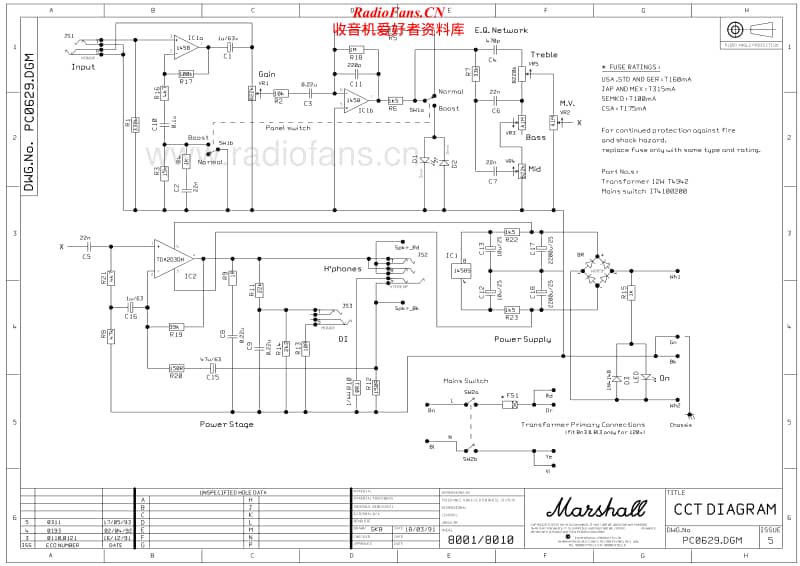 Marshall-8001-8010-Valvestate-Schematic电路原理图.pdf_第1页