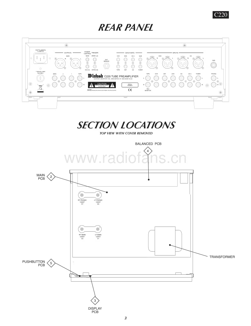 McIntosh-C-220-Service-Manual电路原理图.pdf_第3页