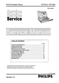 Philips-PET-805-Service-Manual电路原理图.pdf