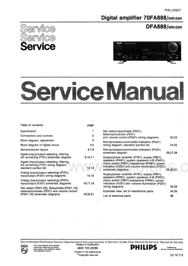 Philips-FA-888-Service-Manual电路原理图.pdf_第1页