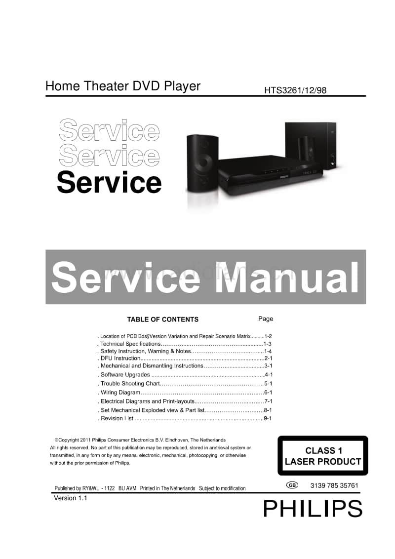 Philips-HTS-3261-Service-Manual电路原理图.pdf_第1页