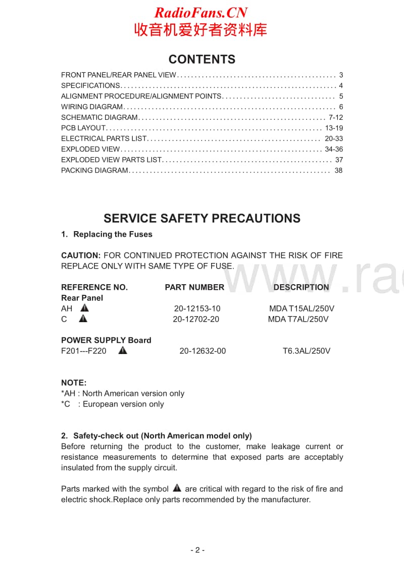 Nad-T-955-Service-Manual电路原理图.pdf_第2页