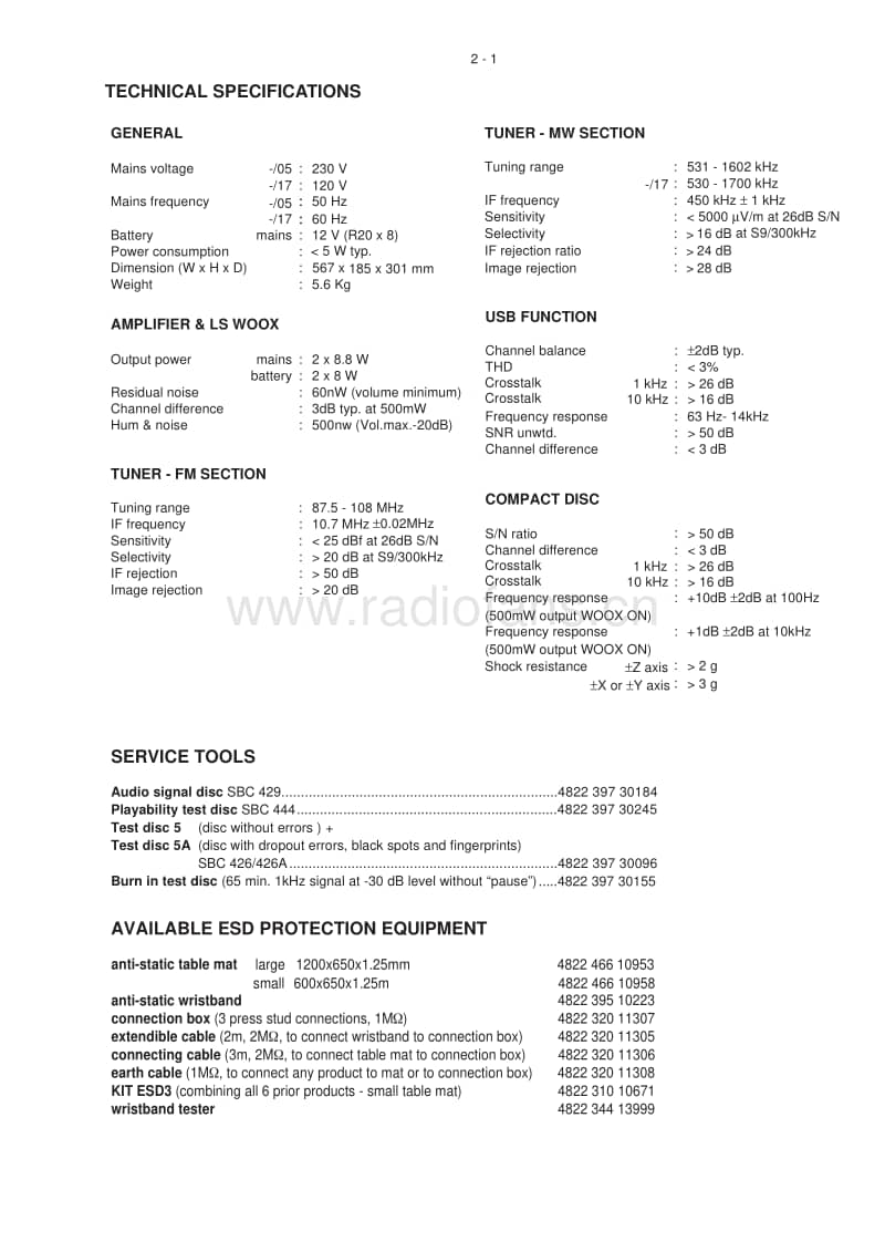 Philips-AZ-2555-Service-Manual电路原理图.pdf_第3页