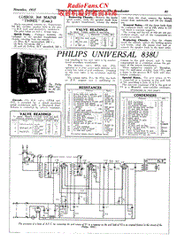 Philips-838-U-Schematic电路原理图.pdf