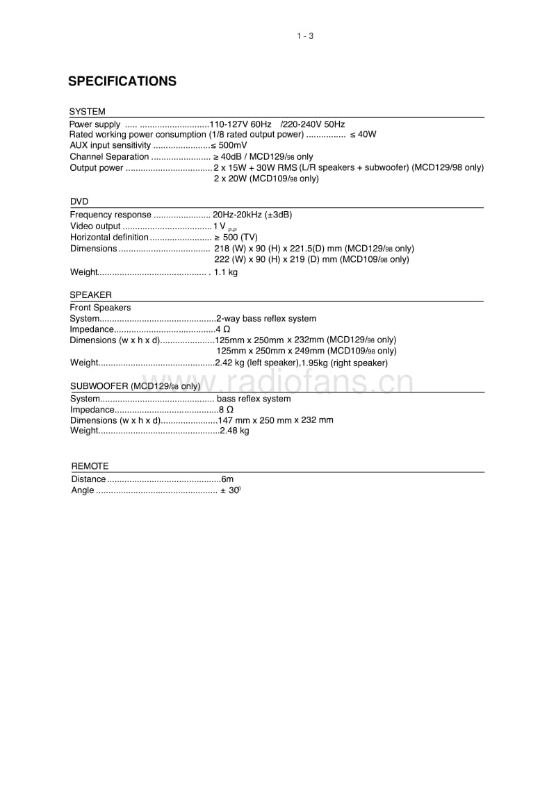 Philips-MCD-129-Service-Manual电路原理图.pdf_第3页