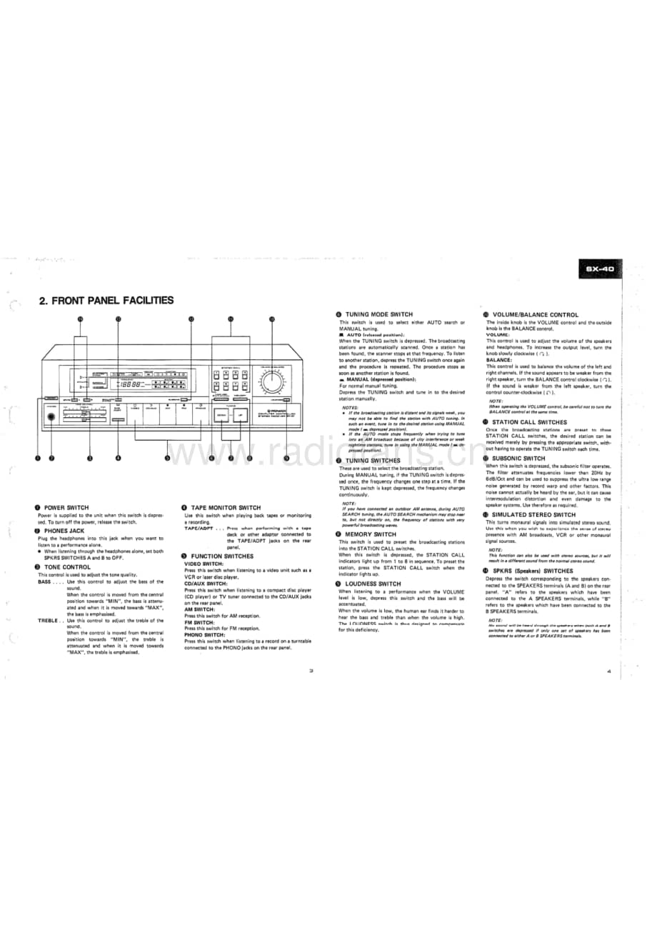 Pioneer-SX-40-Service-Manual电路原理图.pdf_第3页