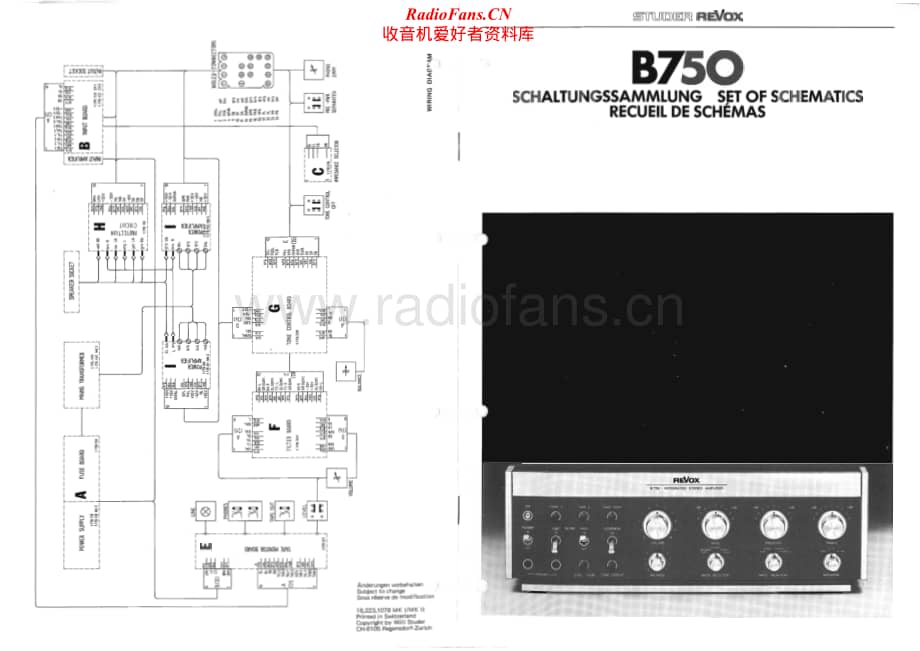 Revox-B-750-Schematic电路原理图.pdf_第1页