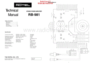 Rotel-RB-981-Service-Manual电路原理图.pdf