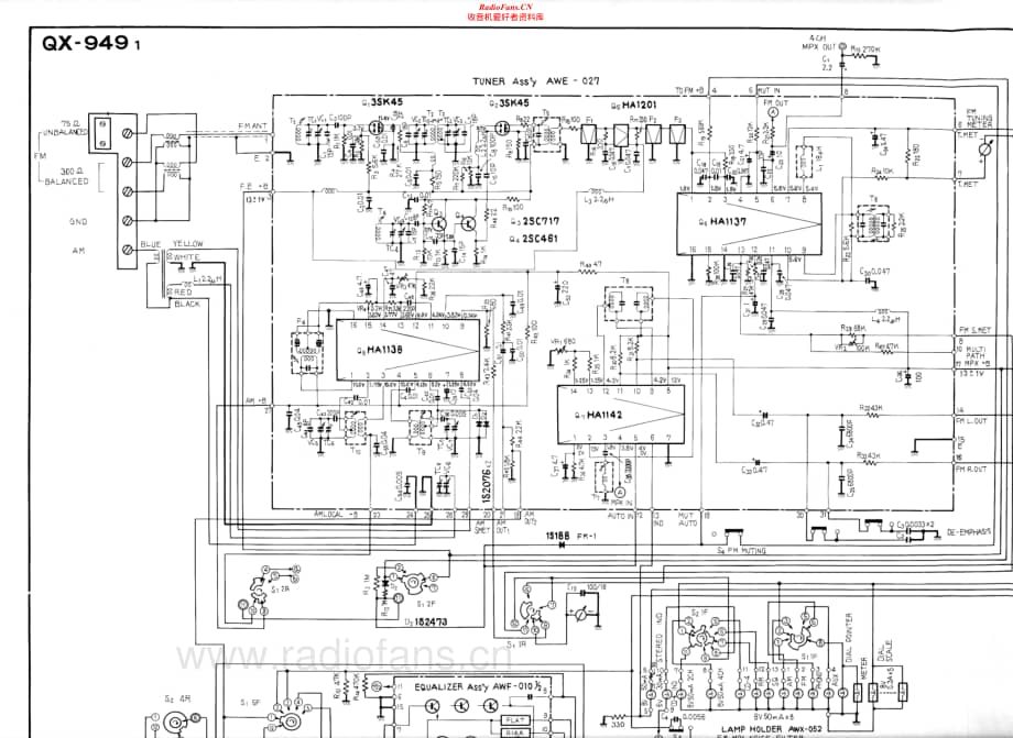 Pioneer-QX-949-Schematic电路原理图.pdf_第2页