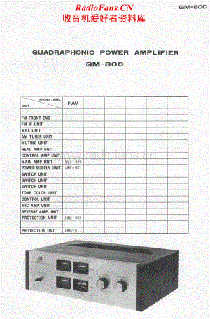 Pioneer-QM-800-Schematic电路原理图.pdf