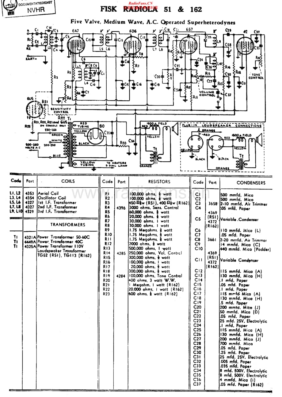 Radiola-162-Schematic电路原理图.pdf_第1页