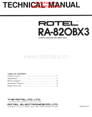 Rotel-RA-820BX3-Service-Manual电路原理图.pdf