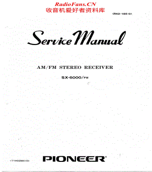Pioneer-SX-6000-Service-Manual电路原理图.pdf