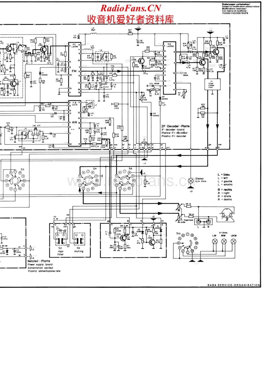 Saba-TS2000-Schematics电路原理图.pdf_第2页