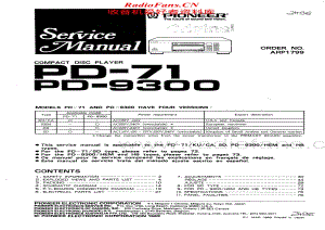 Pioneer-PD-71-Service-Manual电路原理图.pdf
