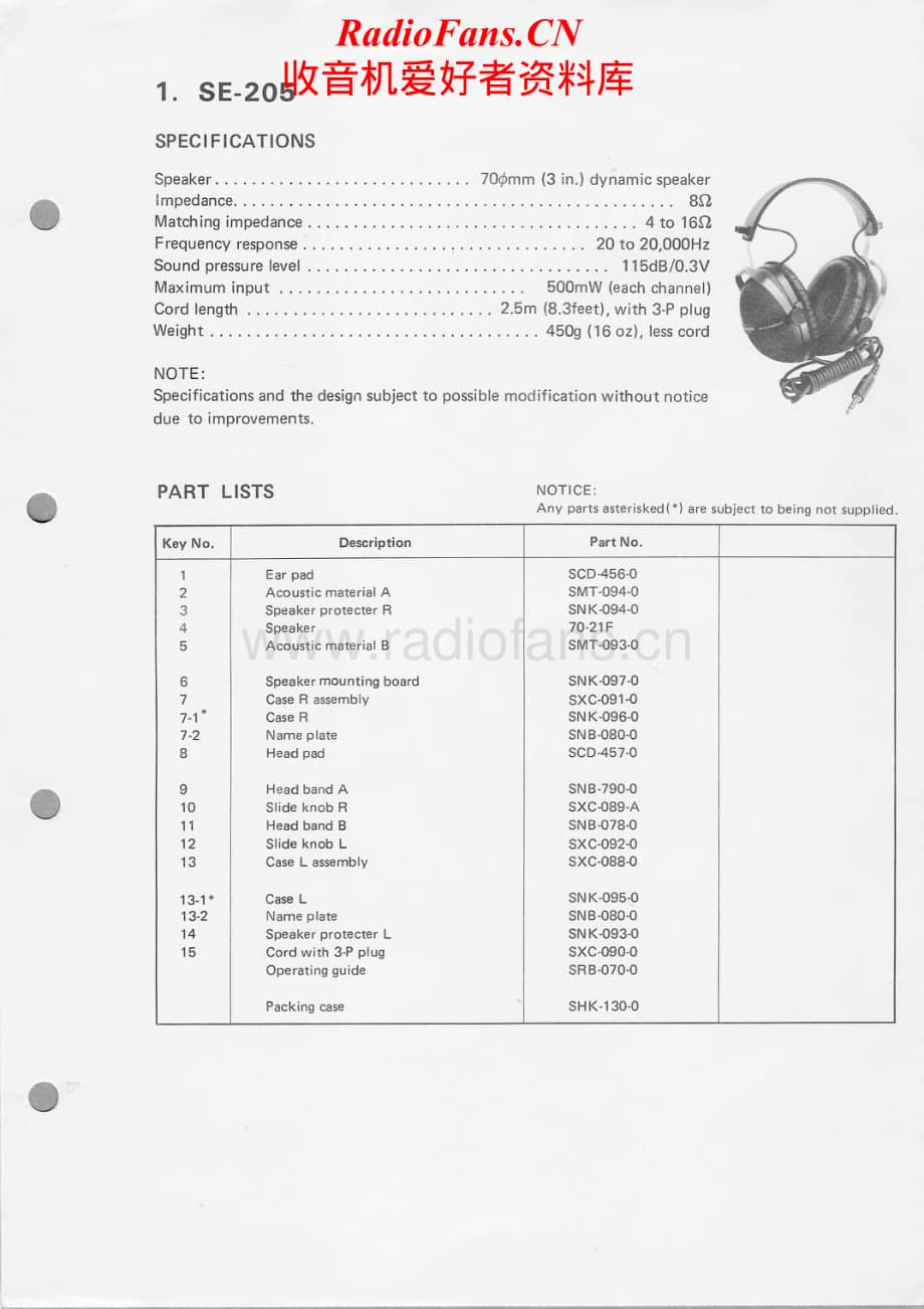 Pioneer-SE205-SE405-Service-Manual (1)电路原理图.pdf_第2页