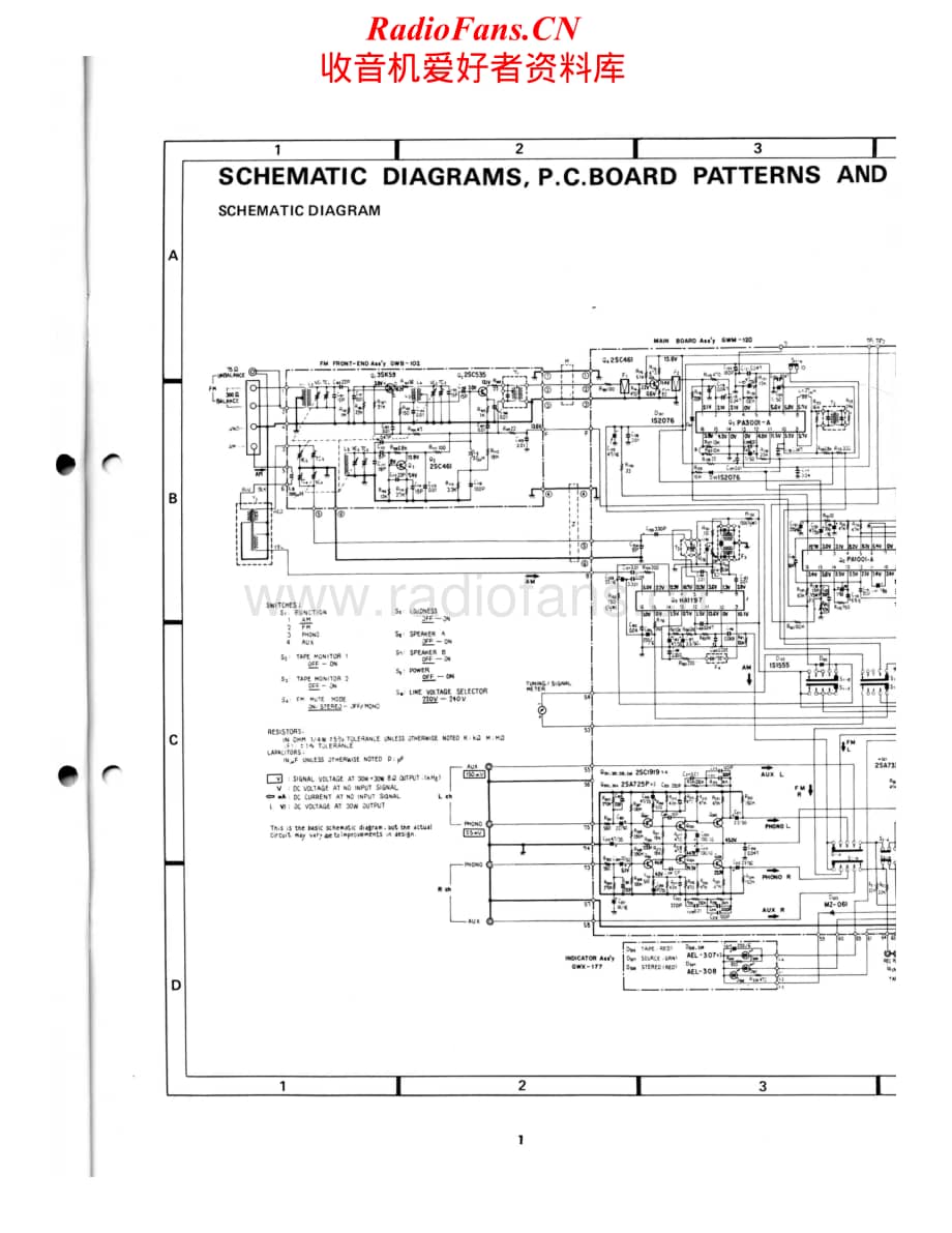 Pioneer-SX-690-Schematic电路原理图.pdf_第1页