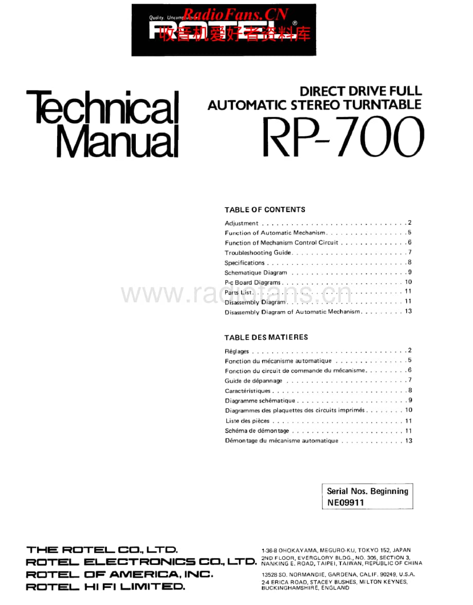 Rotel-RP-700-Service-Manual (10)电路原理图.pdf_第1页