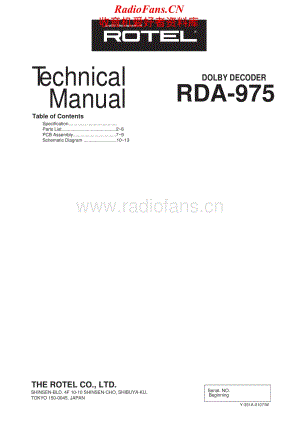Rotel-RDA-975-Service-Manual电路原理图.pdf