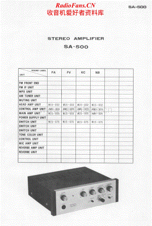 Pioneer-SA-500-Schematic电路原理图.pdf