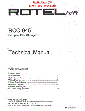 Rotel-RCC-945-Service-Manual电路原理图.pdf