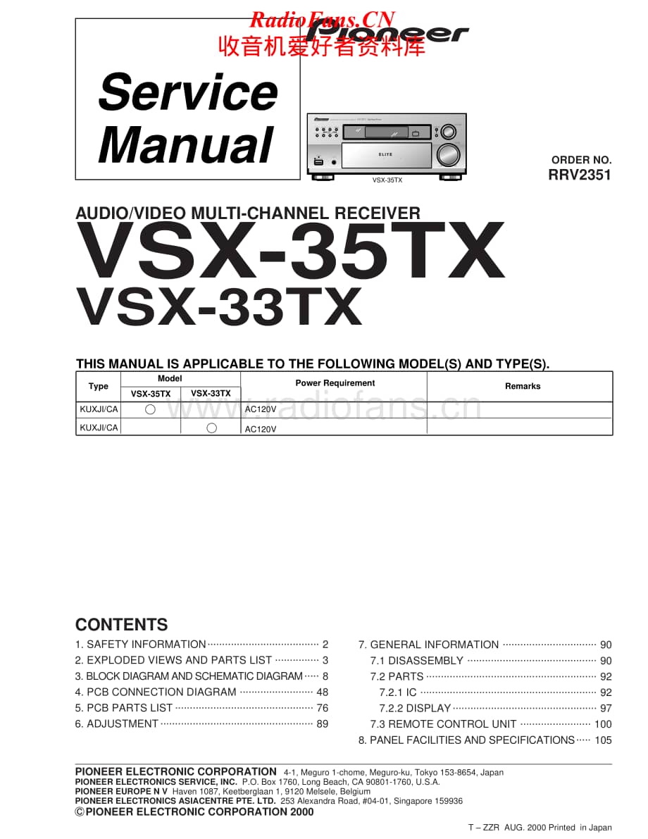 Pioneer-VSX-33TX-Service-Manual电路原理图.pdf_第1页