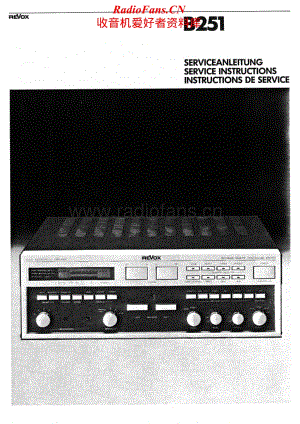 Revox-B251-Service-Manual电路原理图.pdf