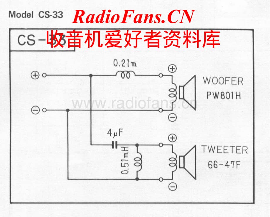 Pioneer-CS-33-Schematic电路原理图.pdf_第1页