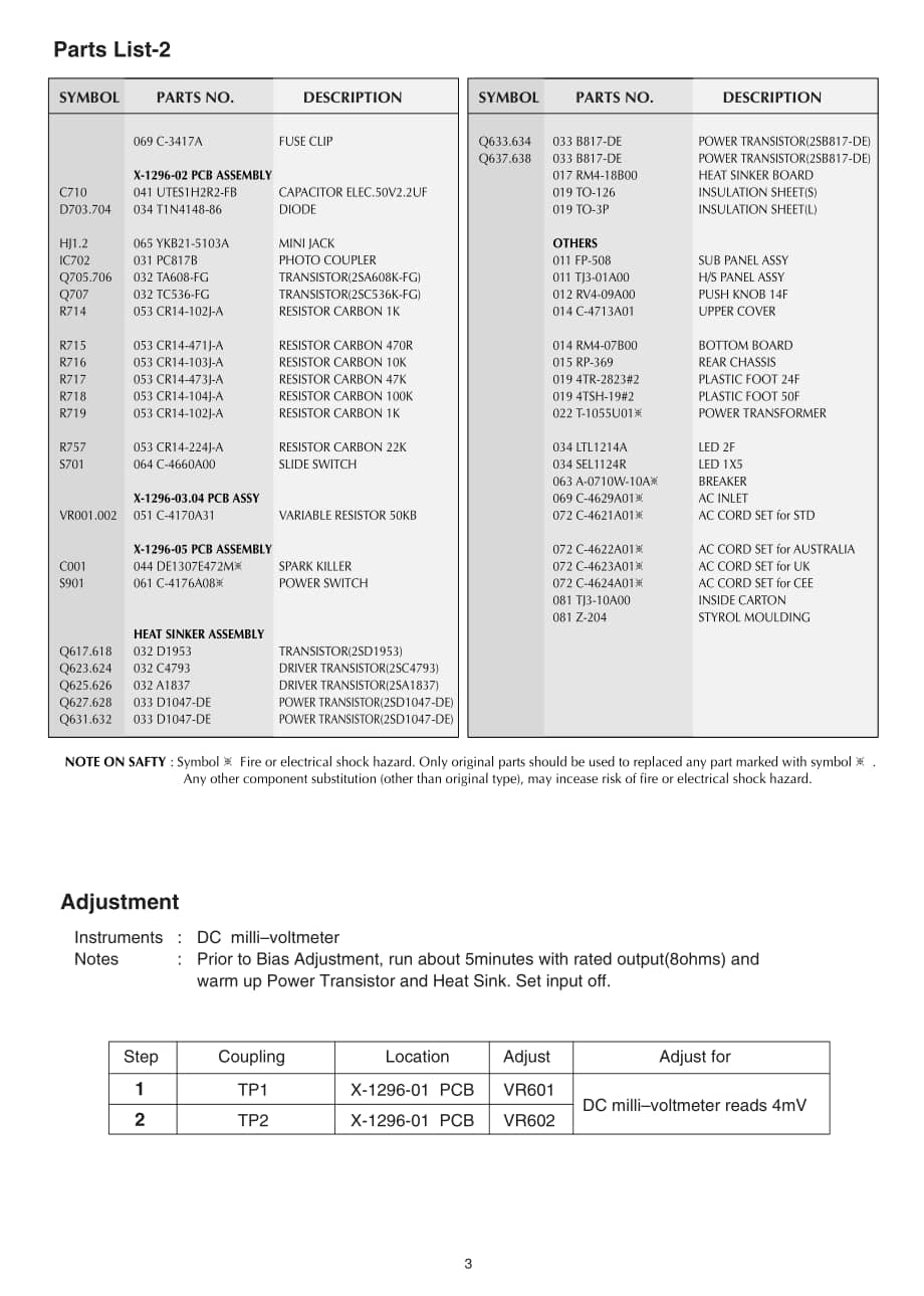 Rotel-RB-1050-Service-Manual电路原理图.pdf_第3页