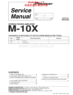 Pioneer-M-10X-Service-Manual电路原理图.pdf