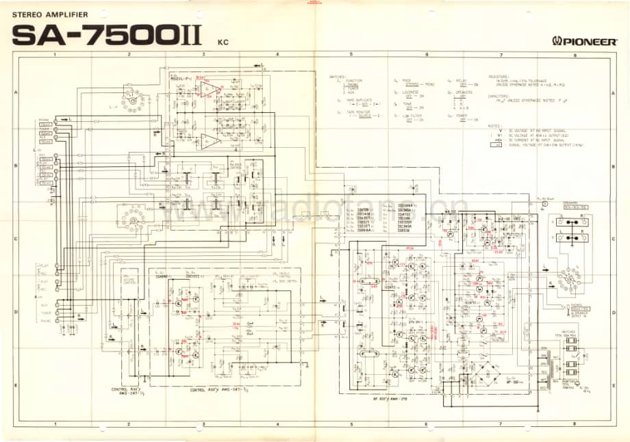 Pioneer-SA-7500-II-Schematic电路原理图.pdf_第1页