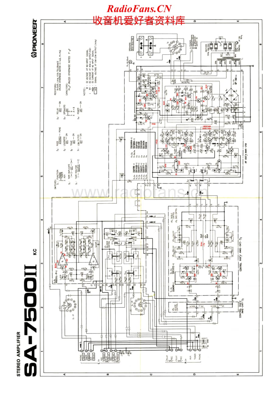 Pioneer-SA-7500-mk-II-Schematic电路原理图.pdf_第1页