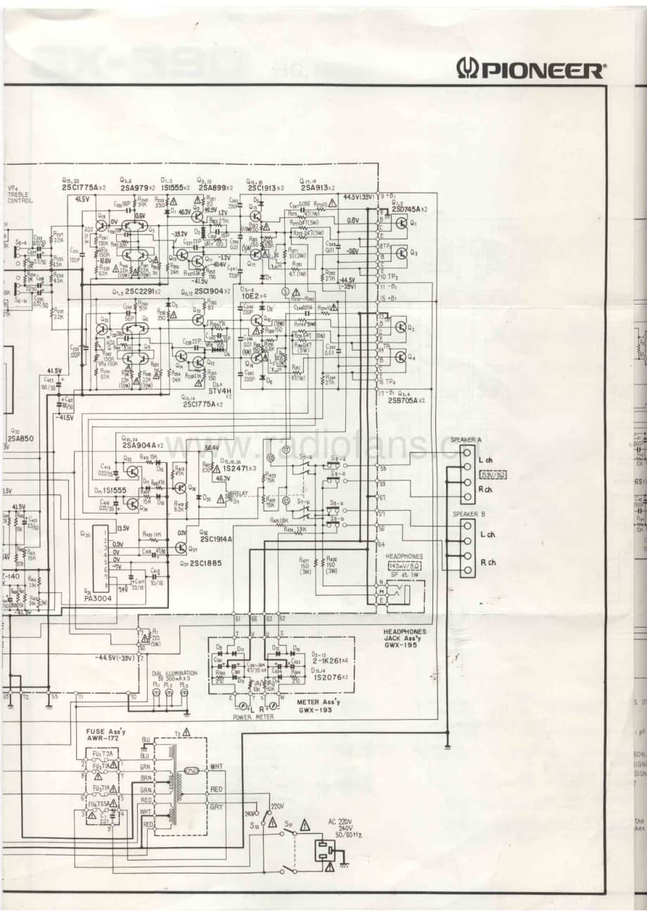 Pioneer-SX-890-Schematic电路原理图.pdf_第3页