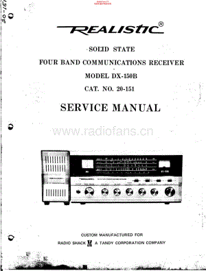 Realistic-DX-150-B-Service-Manual电路原理图.pdf