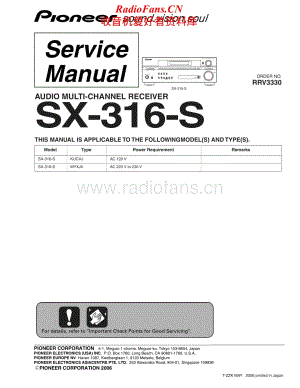Pioneer-SX-316S-Service-Manual电路原理图.pdf