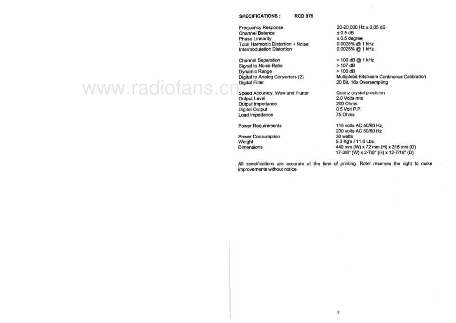 Rotel-RCD-975-Service-Manual电路原理图.pdf_第3页