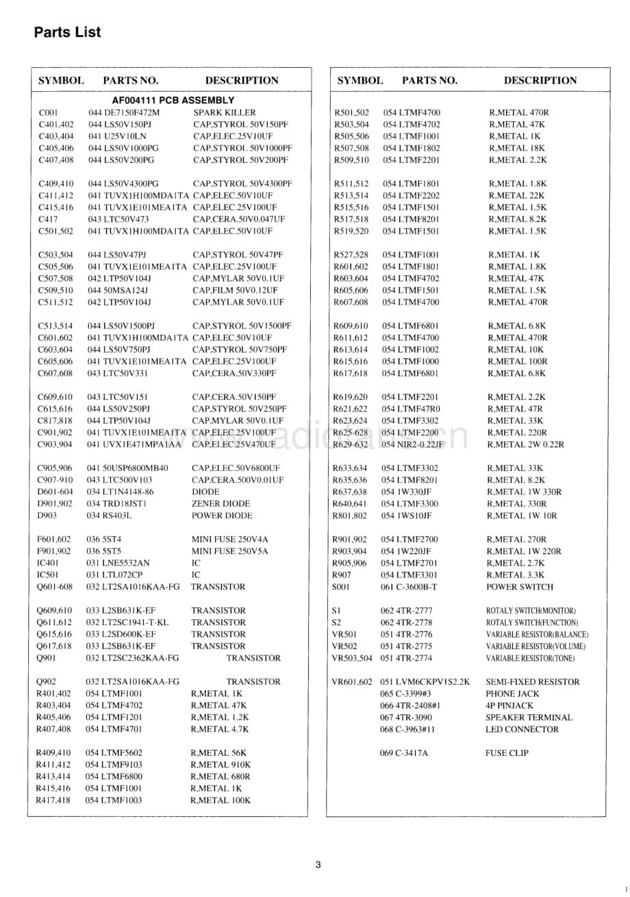 Rotel-RA-921-Service-Manual电路原理图.pdf_第3页