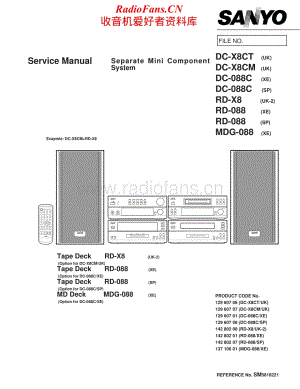 Sanyo-DCX-8CT-Service-Manual电路原理图.pdf