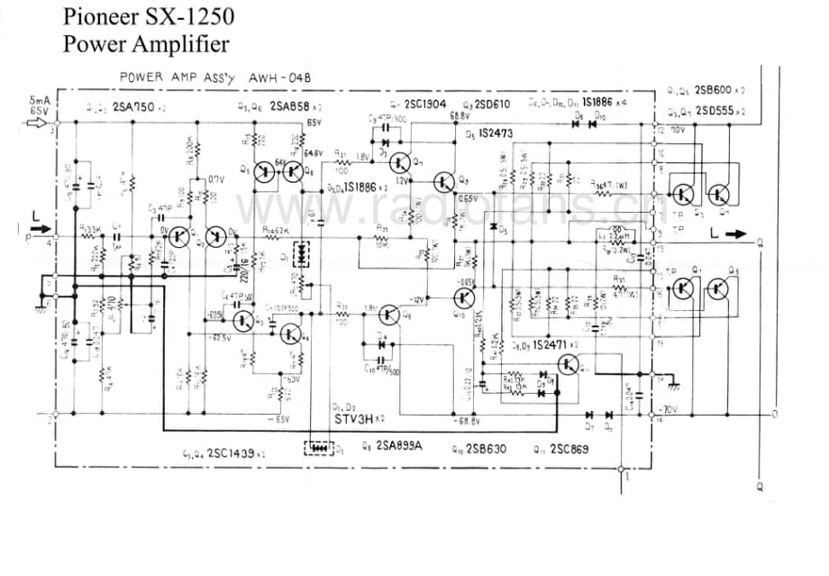 Pioneer-SX-1250-Schematic-2电路原理图.pdf_第3页