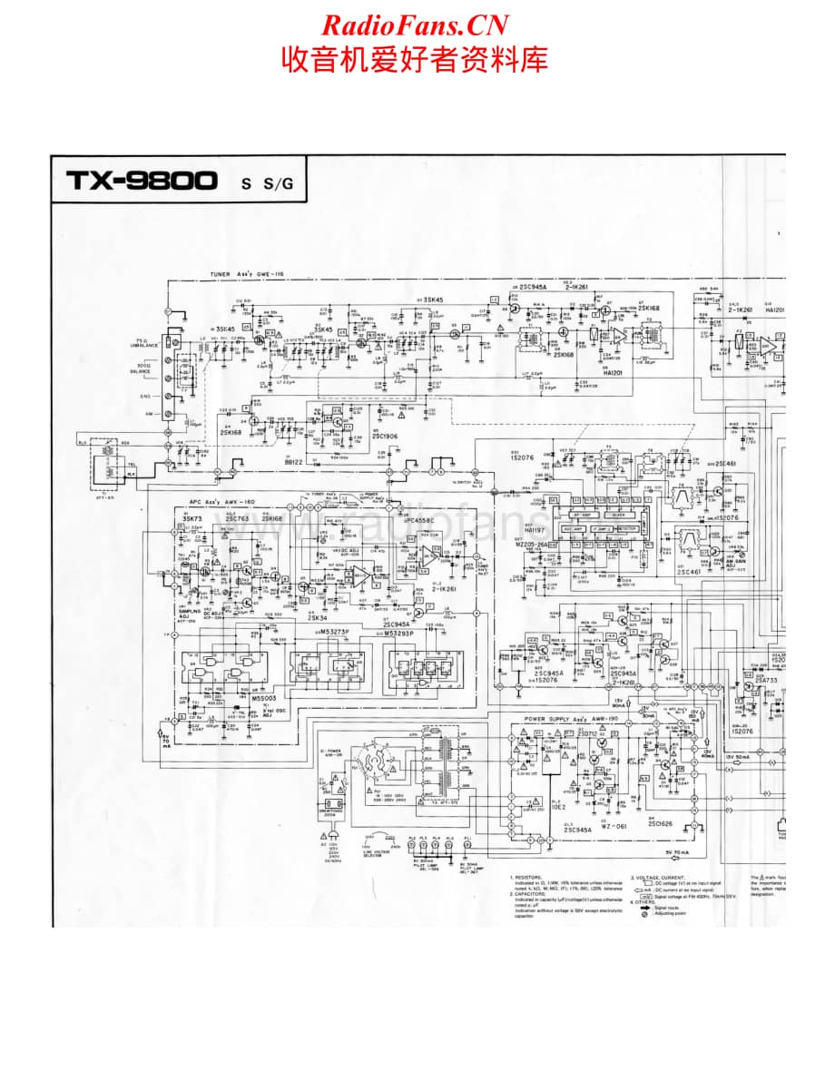 Pioneer-TX-9800-Schematic电路原理图.pdf_第1页