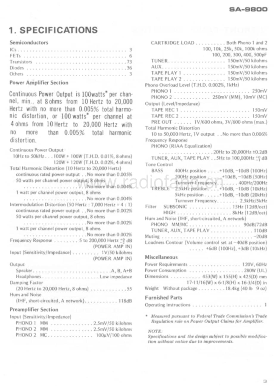 Pioneer-SA-9800-Service-Manual电路原理图.pdf_第3页