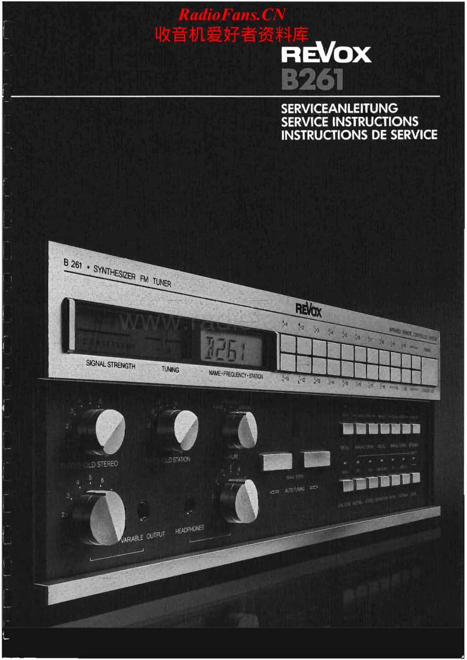 Revox-B-261-Service-Manual电路原理图.pdf_第1页